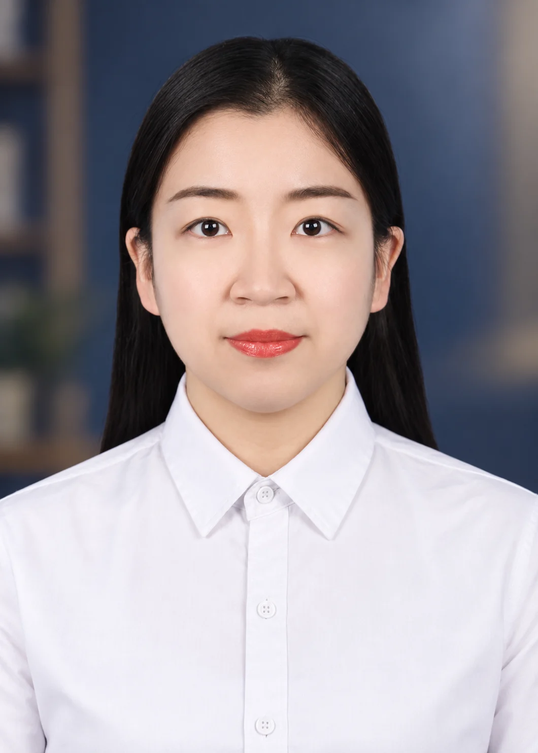 郭梦杰老师科研专家肖像,基于本人提供的证件照制作